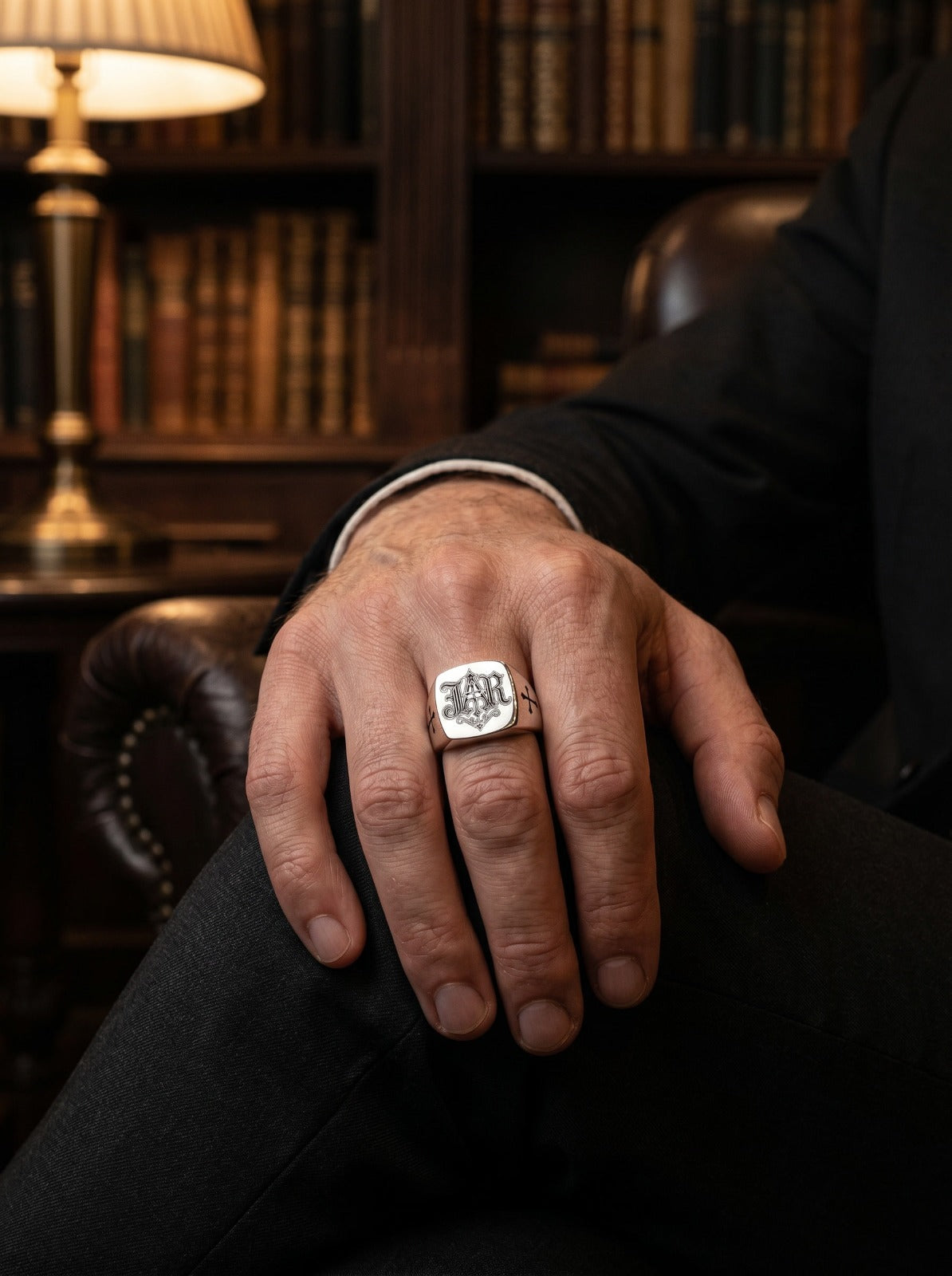 Custom Crest Signet Ring