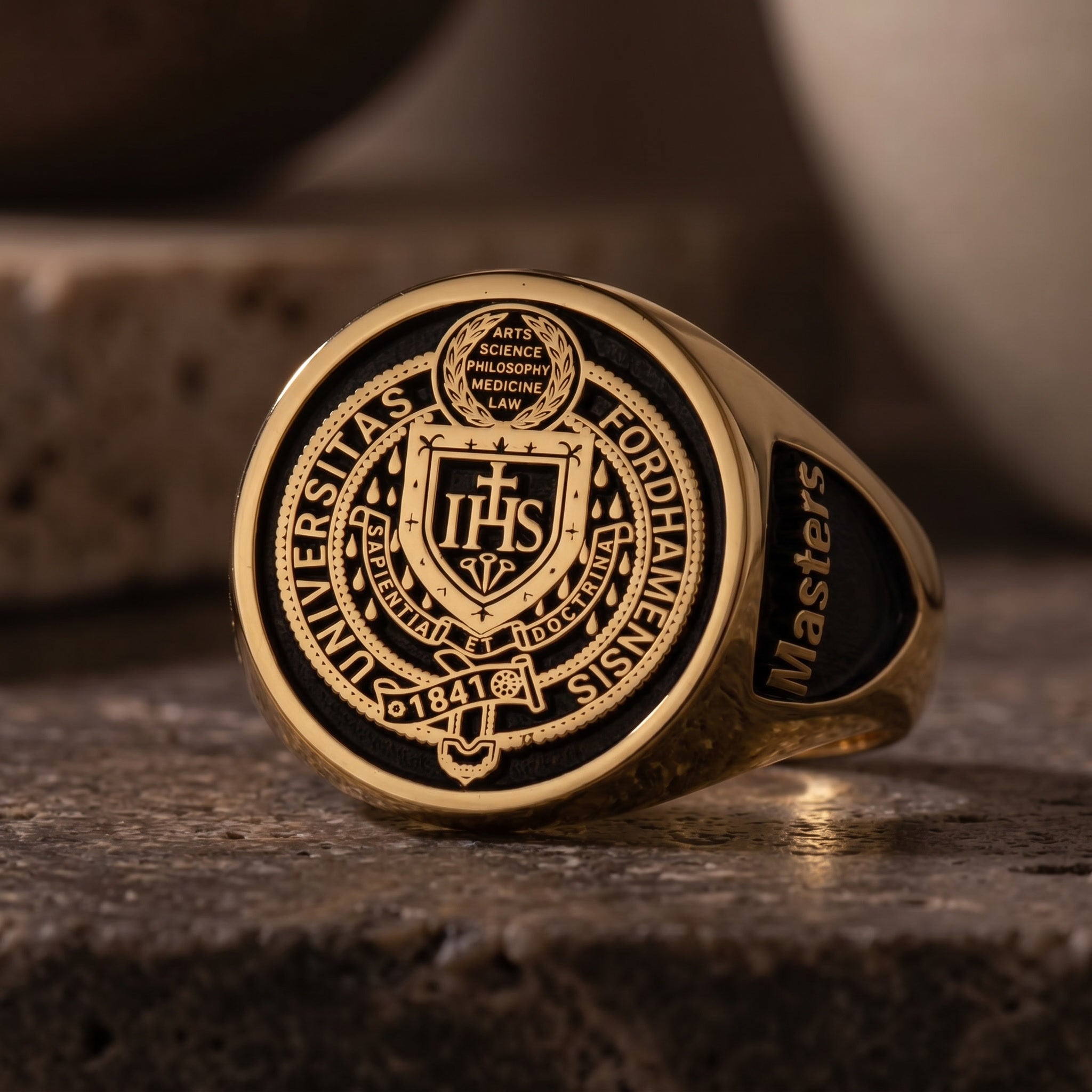Custom Crest Signet Ring