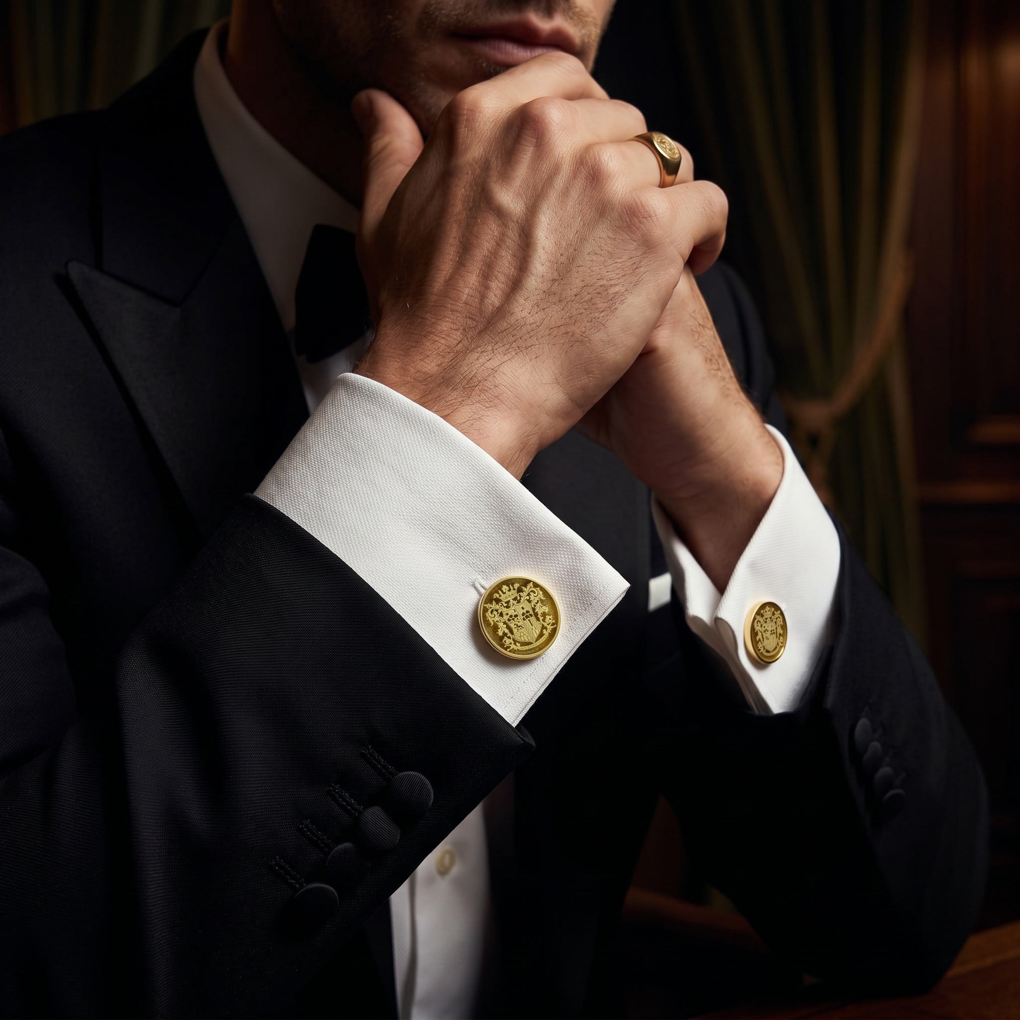 Custom Crest Cufflinks